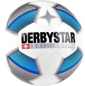 Derbystar voetbal Brillant Light Dual Bounded Wit Zilver Blauw 1024