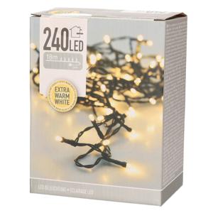 Kerstverlichting - extra warm - wit buiten - 240 lampjes - 18 m