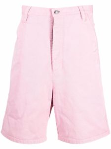 AMI Paris short oversize en coton - Rose