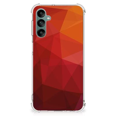 Shockproof Case voor Samsung Galaxy A24 Polygon Red
