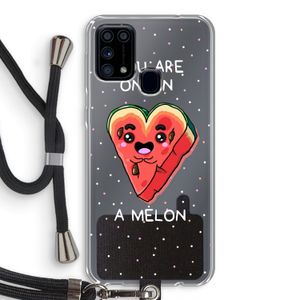 One In A Melon: Samsung Galaxy M31 Transparant Hoesje met koord