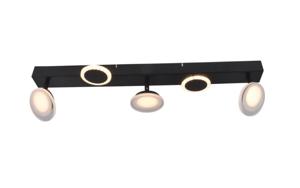 Brilliant Led opbouwspotMeriza 5-lichts zwart - G99555/06