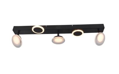 Brilliant Led opbouwspotMeriza 5-lichts zwart - G99555/06