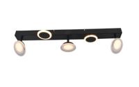 Brilliant Led opbouwspotMeriza 5-lichts zwart - G99555/06