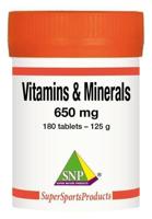Vitamins minerals complex 180 Tabletten