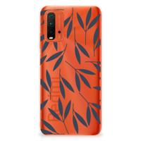 Xiaomi Poco M3 | TPU Case | Leaves Blue