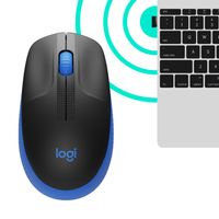 Logitech M190 Muis Radiografisch Optisch Blauw 3 Toetsen 1000 dpi - thumbnail