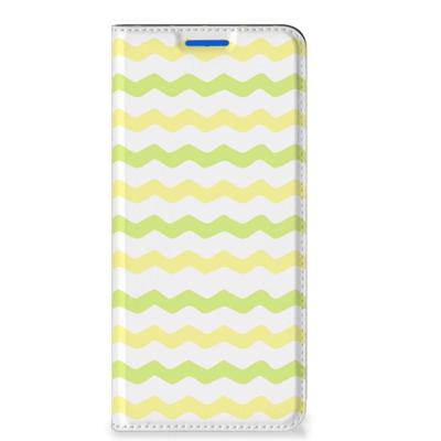 OPPO Reno6 5G | Hoesje met Magneet | Waves Yellow