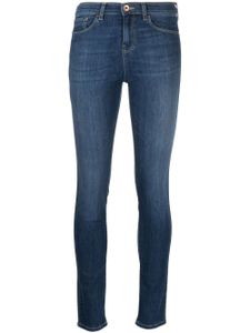 Emporio Armani jean à coupe skinny - Bleu