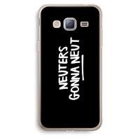 Neuters (zwart): Samsung Galaxy J3 (2016) Transparant Hoesje