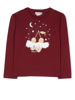 Bonpoint t-shirt Theia à manches longues - Rouge