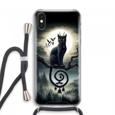 Moonlight Companions: iPhone XS Max Transparant Hoesje met koord