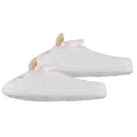 Apollo kindersloffen eenhoorn - wit - maat 35-36 - meiden sloffen