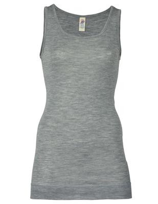 Dames Longtop Zijde Wol Engel Natur Kleur Grijs Maat 46/48 - Extra Large