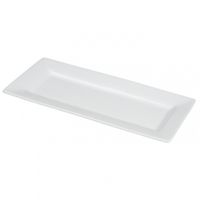 Alpina serveerschaal wit 28,5 x 13,5 x 2 cm - thumbnail