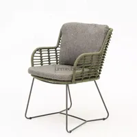 Fabrice dining chair Green/Anthracite with 2 cushions | 4 Seasons Outdoor