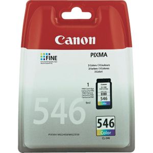 Canon CL-546 inktcartridge 1 stuk(s) Origineel Normaal rendement Cyaan, Magenta, Geel