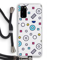 8-bit N°9: Samsung Galaxy S20 Transparant Hoesje met koord