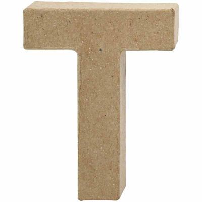 Creativ Company letter papier-maché t, 10cm