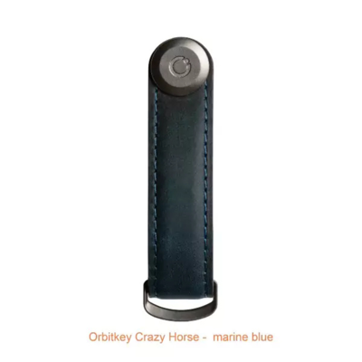 Sleutelorganizer Orbitkey Crazy Horse Leather - marine blue