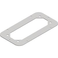 Schneider Electric NSYTLDFL Kabeldoorvoering Plaatdikte (max.): 1.5 mm Staal Grijs-wit (RAL 7035) 1 stuk(s)