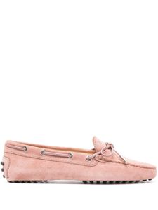 Tod's mocassins Gommino Driving en daim - Rose