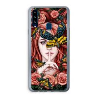 Lady Moth: Samsung Galaxy A20s Transparant Hoesje Lady Moth: Samsung Galaxy A20s Transparant Hoesje