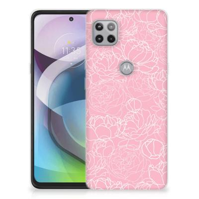 Motorola Moto G 5G | TPU Case | White Flowers