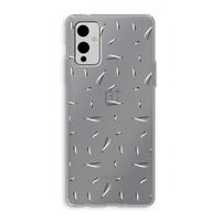 Hipster stripes: OnePlus 9 Transparant Hoesje