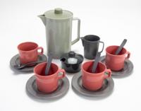Dantoy Green bean - koffieset in net (17-delig)
