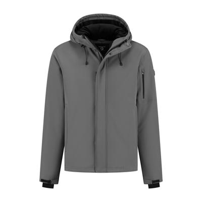 Travelin&apos; Men - softshell jacket - Dark Grijs - Maat XXL