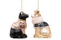 Ornament Paris glas h10 cm - Kurt s adler