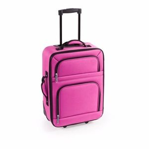 Stoffen Koffer Handbagage Roze 50 Cm - Handbagage Koffers