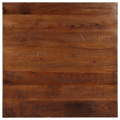 Tafelblad vierkant 80x80x2,5 cm massief gerecycled hout