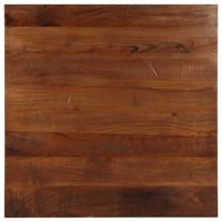 Tafelblad vierkant 80x80x2,5 cm massief gerecycled hout