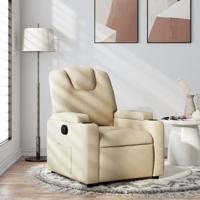 Relaxfauteuil Crme Stof Relaxfauteuil Crme Stof