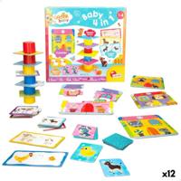 Puzzel Lisciani Giochi Carotina Baby 16 x 1 x 16,5 cm Boerderij 4-in-1 (12 Stuks)