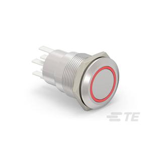 TE Connectivity 4-2213764-7 TE AMP Illuminated Pushbutton Switches 1 stuk(s) Tray