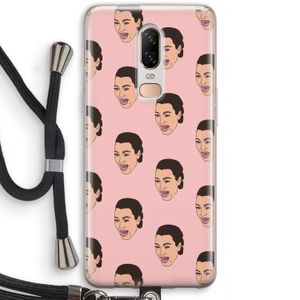 Ugly Cry Call: OnePlus 6 Transparant Hoesje met koord