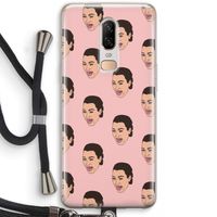 Ugly Cry Call: OnePlus 6 Transparant Hoesje met koord