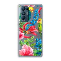Papegaaien: Oppo Find X3 Neo Transparant Hoesje