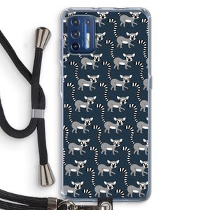 Makis: Motorola Moto G9 Plus Transparant Hoesje met koord