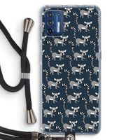 Makis: Motorola Moto G9 Plus Transparant Hoesje met koord