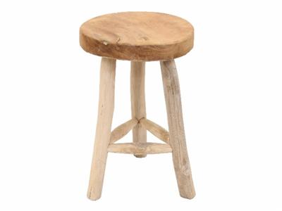 Decoratie teak stoel - Van der leeden
