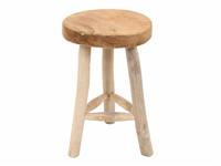 Decoratie teak stoel - Van der leeden