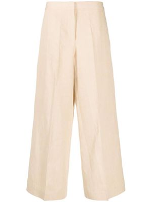 Fabiana Filippi pantalon ample à taille haute - Tons neutres