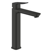 Wastafelmengkraan Grohe Dice Xl-Size Gladde Body Mat Zwart
