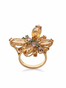 Dolce & Gabbana bague Spring en or 18ct ornée de pierres