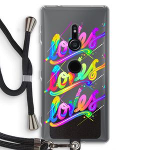 Loves: Sony Xperia XZ2 Transparant Hoesje met koord