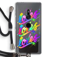 Loves: Sony Xperia XZ2 Transparant Hoesje met koord